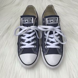 Converse All Star blue and white sneakers SZ 8